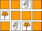 autumn memory cards