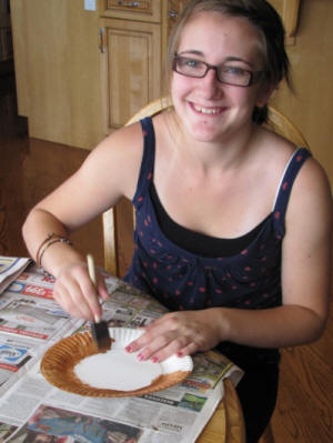 pie paper plate craft